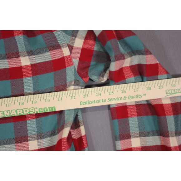 Patagonia Fjord Flannel Red Long Sleeve Button Up Outdoors Pockets Men’s L - Picture 5 of 9